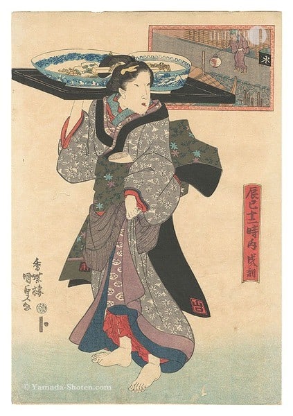 Kunisada I Ukiyo e Woodblock Print Twelve Hours in Fukagawa Hour of the Dog: Kunisada I Ukiyo e Woodblock Print Twelve Hours in Fukagawa Hour of the Dog Item Specifics: Artist: Utagawa Kunisada I Subject: Twelve Hours in Fukagawa Hour of the Dog Bijin-ga Material: Washi paper 