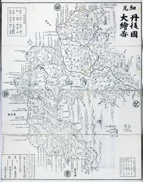 Japanese Woodblock Print Antique Map Tango Province 1840 Edo Period: Japanese Woodblock Print Antique Map Tango Province 1840 Edo Period Item Specifics: Artist: Ikeda Toritei Subject: Map / Cartography / Tango Province Material: Paper / Sumi Ink Style: Japanese Size: 1