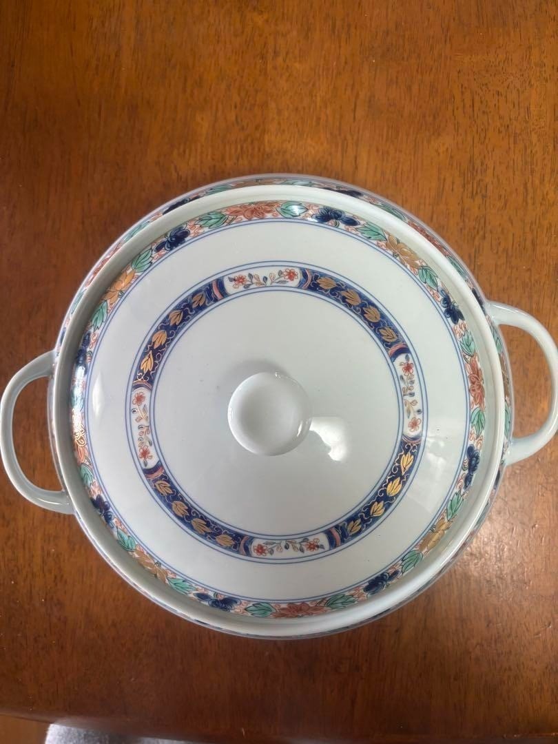 Rare Elegant Tableware Porcelain Soup Tureen Raynaud Limoges Kutani Celadon: Rare Elegant Tableware Porcelain Soup Tureen Raynaud Limoges Kutani Celadon Item Specifics: Origin: Limoges Pattern: Floral Color: Multicolor Material: Pottery California Prop 65 Warning: NA Brand: Ra