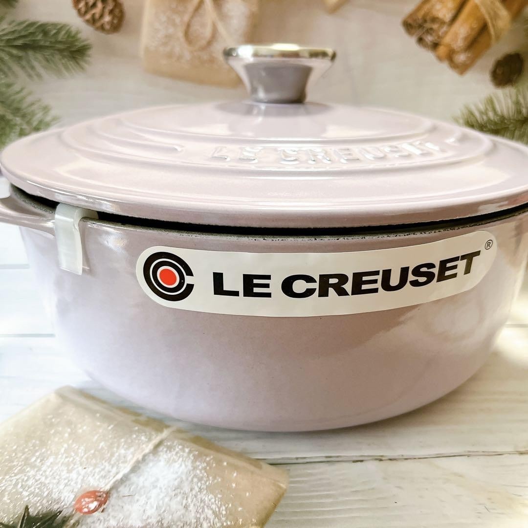 Cocotte ronde Cast Iron Dutch oven Le Creuset Bis 22cm Enamel Lavender With Box (1 of 7)
