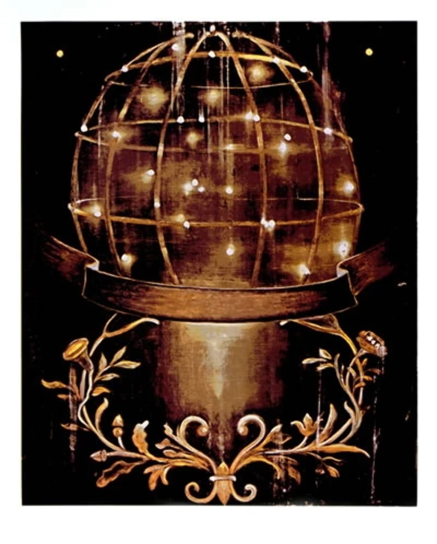 Bleckner SIGNED Sphere Moulding Contempora 39.5" x 29.5" Serigraph 1987 (1 of 16)