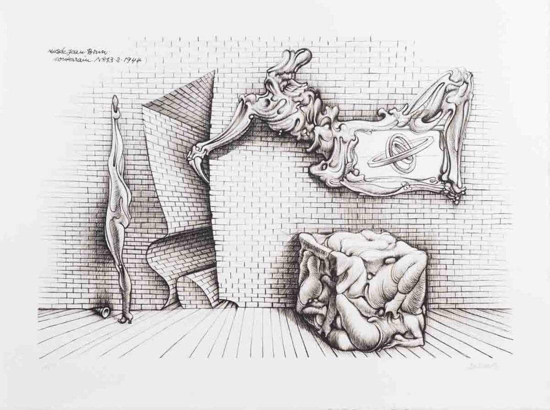 HANS BELLMER Forms and Shapes SIGNED 19.75" x 25.75" Etching 1970 Surrealism Bla: HANS BELLMER Forms and Shapes SIGNED 19.75" x 25.75" Etching 1970 Surrealism Bla Item Specifics: Artist: Hans Bellmer Brand: Bellmer Hans Country/Region Of Origin: USA Exact Year: 1970 Height: 19.75 I