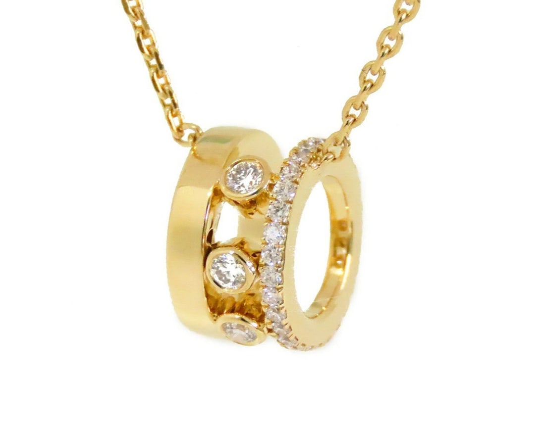 Messika Move Romane Diamond 18k Yellow Gold Chain Pendant Necklace Polish Gift: Messika Move Romane Diamond 18k Yellow Gold Chain Pendant Necklace Polish Gift Item Specifics: Pendant Shape: Circle Closure: Lobster Occasion: Anniversary Birthday Christmas Engagement Graduation Mot