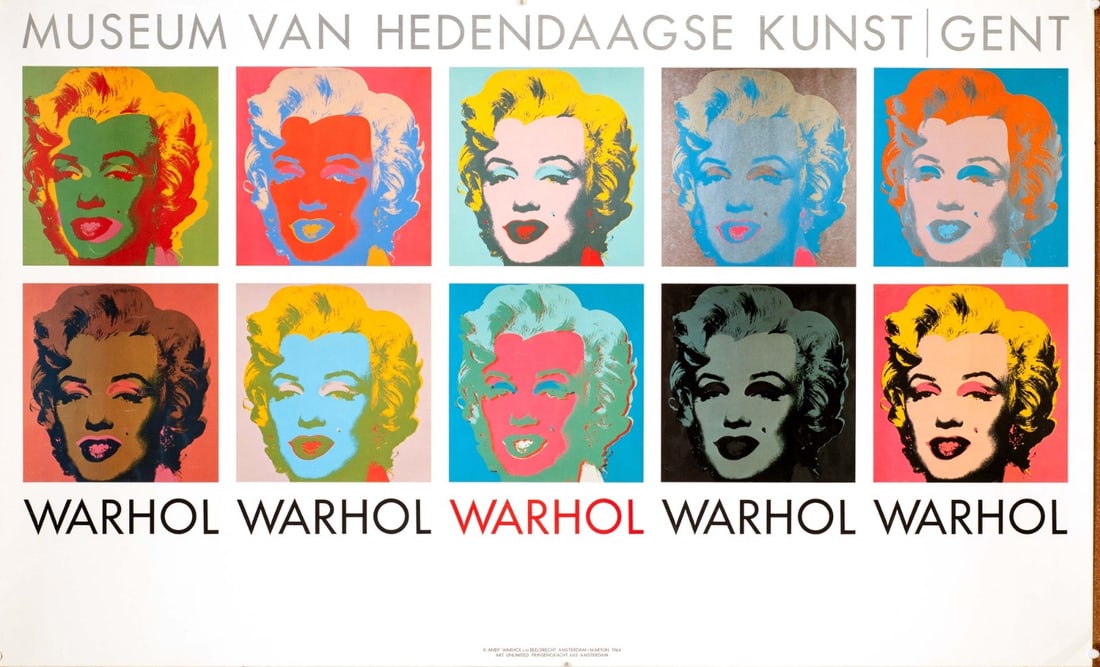 Marilyns Andy Warhol 10 Vintage Popart Poster 1990 Museum Exhibit: Marilyns Andy Warhol 10 Vintage Popart Poster 1990 Museum Exhibit Item Specifics: Artist: Andy Warhol Unit Of Sale: Single Piece Size: Medium Color: Red Date Of Creation: 1990 Title: andy warhol maril