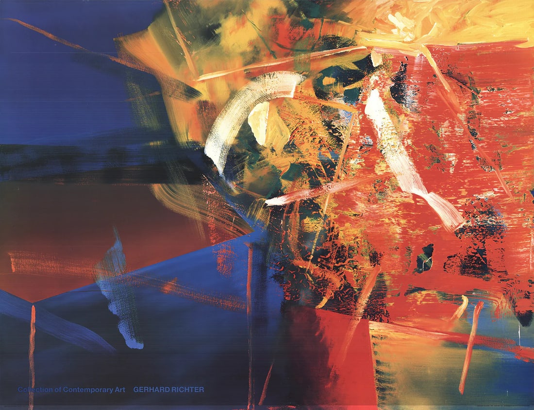 GERHARD RICHTER Tisch 39" x 51" Poster 1991 Contemporary (1 of 4)