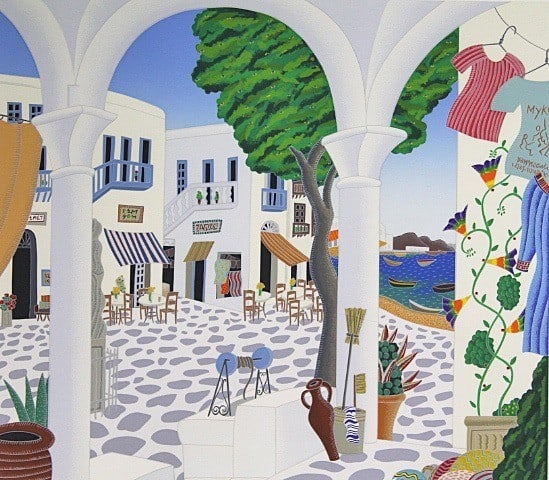 McKnight CHORA Serigraph Art Print Vibrant Coastal Scene Collectible Wall Decor (1 of 10)