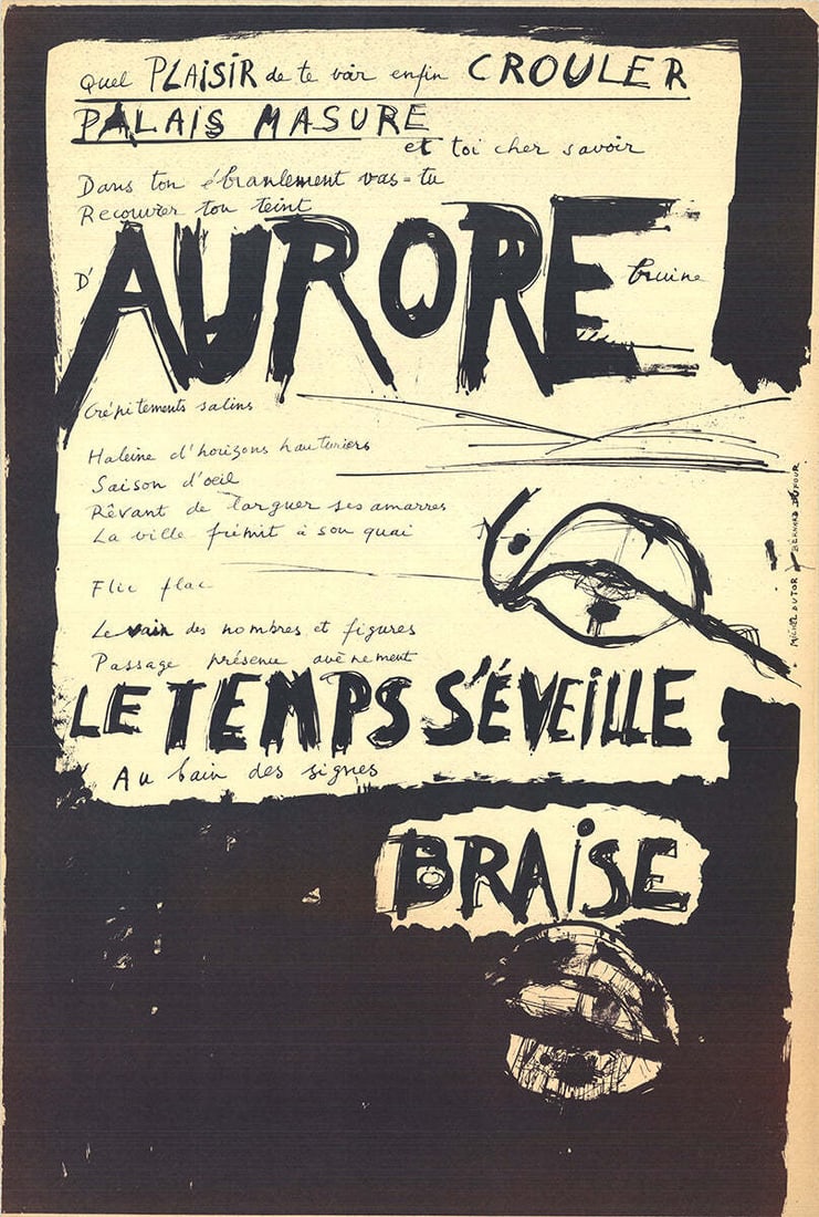 DUFOUR BERNARD 1968 Contemporary Lithograph 23" x 15.5: DUFOUR BERNARD 1968 Contemporary Lithograph 23" x 15.5 Item Specifics: Artist: Bernard Dufour Brand: Dufour Bernard Exact Year: 1968 Height: 23 Item Height: 23 Subject: Black & White Type: Lithograph 