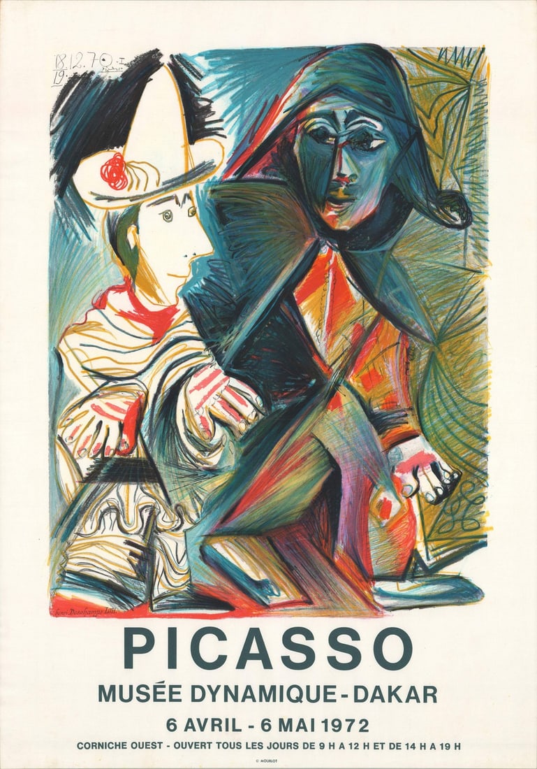 PABLO PICASSO Dakar 30" x 21" Lithograph 1972 Cubism Multicolor Pablo Picasso P: PABLO PICASSO Dakar 30" x 21" Lithograph 1972 Cubism Multicolor Pablo Picasso P Item Specifics: Artist: Pablo Picasso Brand: Picasso Pablo Country/Region Of Origin: France Exact Year: 1972 Height: 30 