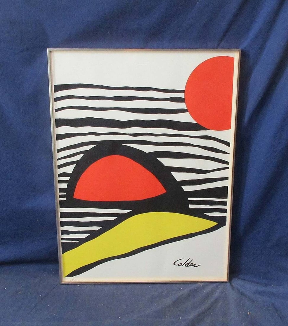 Limited Edition Print Fine Abstract Alexander Calder Lithograph 200 45 (1 of 7)
