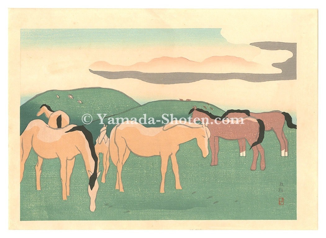 Sakamoto Hanjiro Five Views of Aso 1948 Complete Set 5 Woodblock Prints Japan: Sakamoto Hanjiro Five Views of Aso 1948 Complete Set 5 Woodblock Prints Japan Item Specifics: Artist: Sakamoto Hanjiro Subject: Landscapes Material: Paper Style: Japanese Size: approx.: 25 x 36 cm Yea