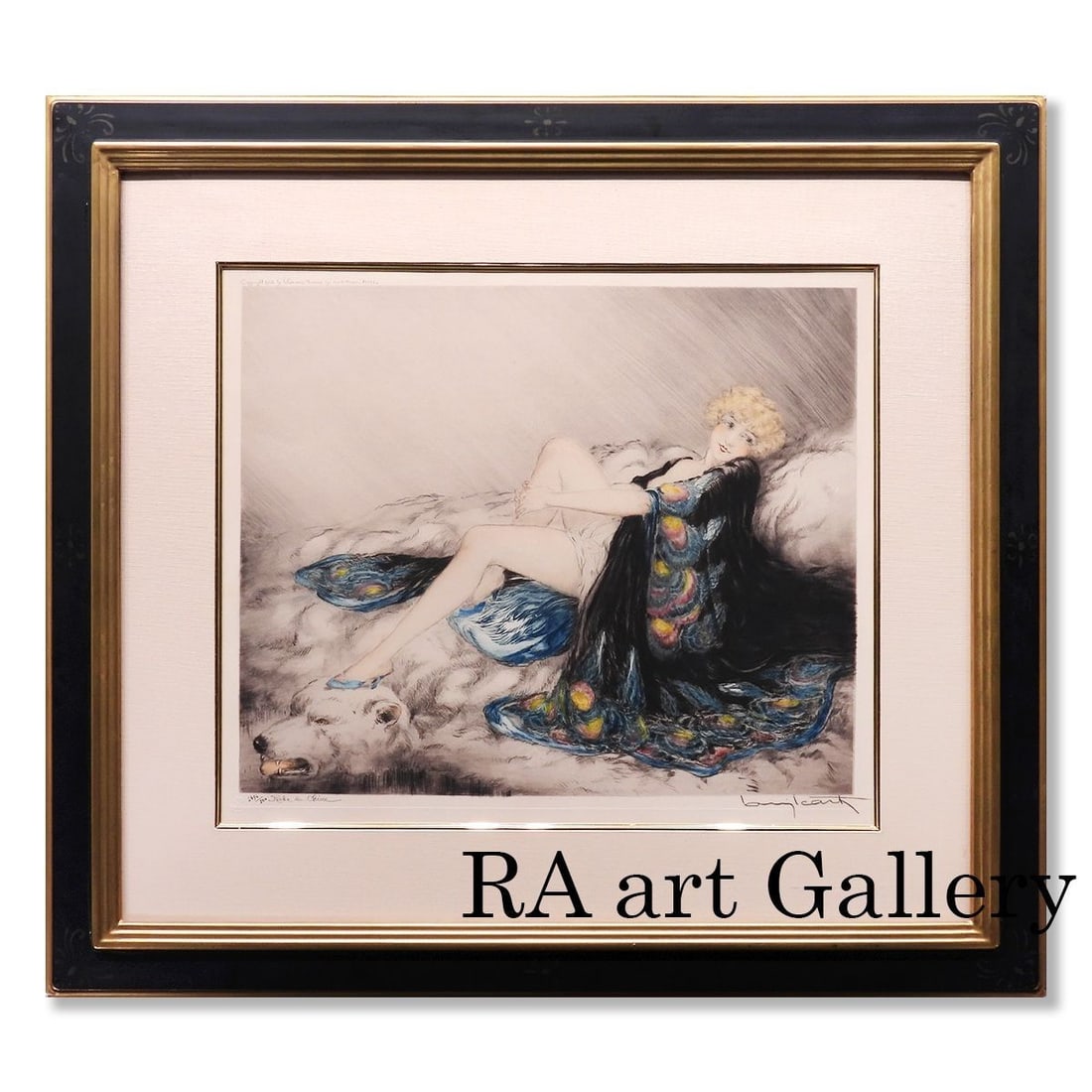 S276 Art Deco Silk Robe Seal Embossed Etching Signed Louis Icart 1926: S276 Art Deco Silk Robe Seal Embossed Etching Signed Louis Icart 1926 Item Specifics: Artist: Louis Icart Unit Of Sale: Single Piece Signed By: Artist Image Orientation: Portrait Size: Medium Signed: 