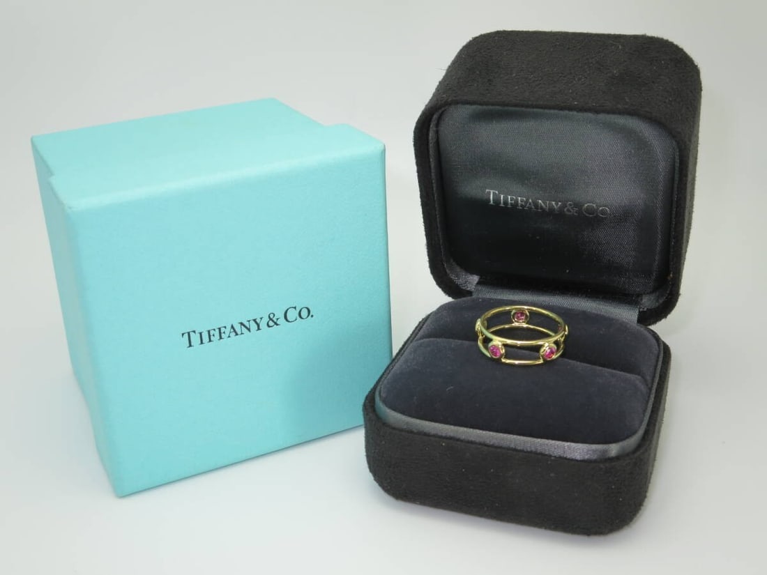 Double Wire Ruby Ring Elsa Peretti 5.25 Yellow Gold 18k Color Yard Tiffany: Double Wire Ruby Ring Elsa Peretti 5.25 Yellow Gold 18k Color Yard Tiffany Item Specifics: Shape: Round Occasion: Anniversary Birthday Christening Christmas Engagement Graduation Mother's Day Valentin