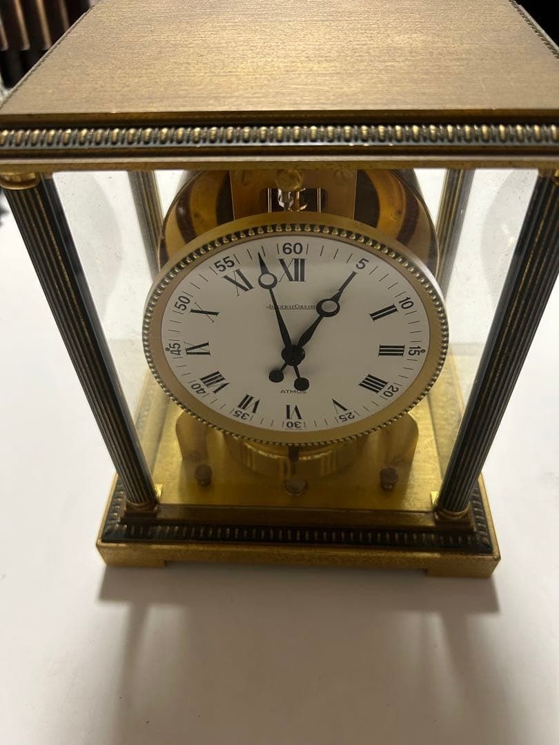 Vintage 1976 Decor Jaeger-LeCoultre Atmos Mantel Clock: Vintage 1976 Decor Jaeger-LeCoultre Atmos Mantel Clock Item Specifics: Antique: No Movement: Mechanical Signed: No Color: Gold Material: Glass Age Level: 17 Years & Up Vintage: Yes Number Type: Roman 