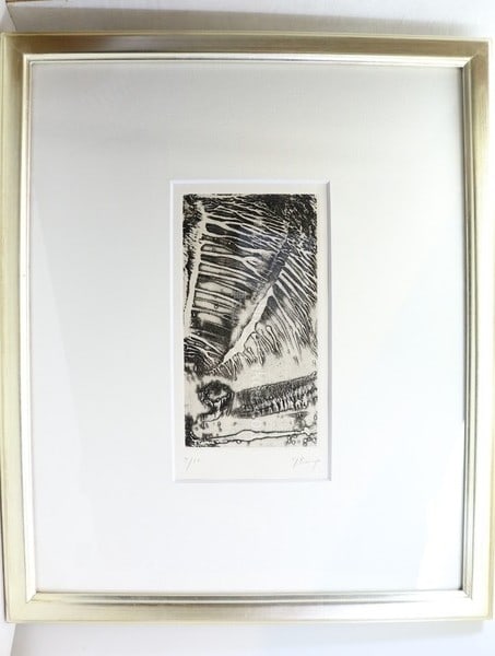 Mitsuo Kano Signed Intaglio Print To Everything That Comes Blowing In Ltd 7 10: Mitsuo Kano Signed Intaglio Print To Everything That Comes Blowing In Ltd 7 10 Item Specifics: Artist: Mitsuo Kano Subject: Abstract Material: Copperplate Intaglio on Paper Style: Japanese Year Of Pro