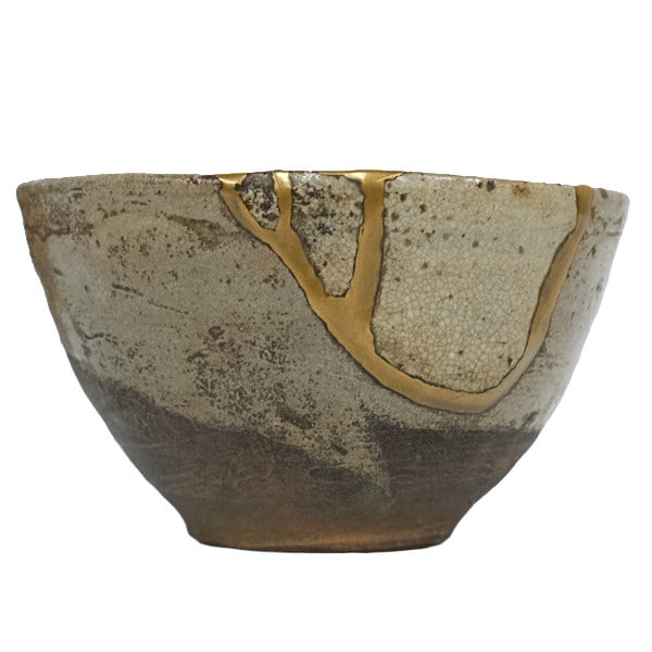 Antique Japanese Ceramic Art with Karatsu Kintsugi Tea Bowl in Chawan and Wooden Box: Antique Japanese Ceramic Art with Karatsu Kintsugi Tea Bowl in Chawan and Wooden Box Item Specifics: Primary Material: Porcelain & Pottery Color: Green Region Of Origin: Japan Age: Pre-1800 Product Di