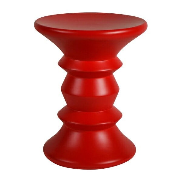 Eames Chair Stool Red Stool Fully Reproduction Assembled Wood (1 of 3)