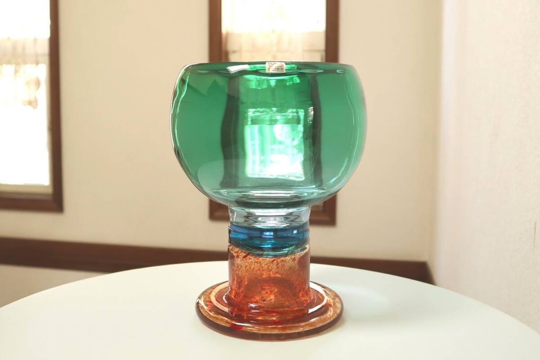 Green Brown Goblet Glassware Interior Kaj Franck Nuutajarvi Vintage Pokaali: Green Brown Goblet Glassware Interior Kaj Franck Nuutajarvi Vintage Pokaali Item Specifics: Signed: Yes Color: green brown Material: Glass Vintage: Yes Brand: Kaj Franck Type: Goblet Original/Licensed