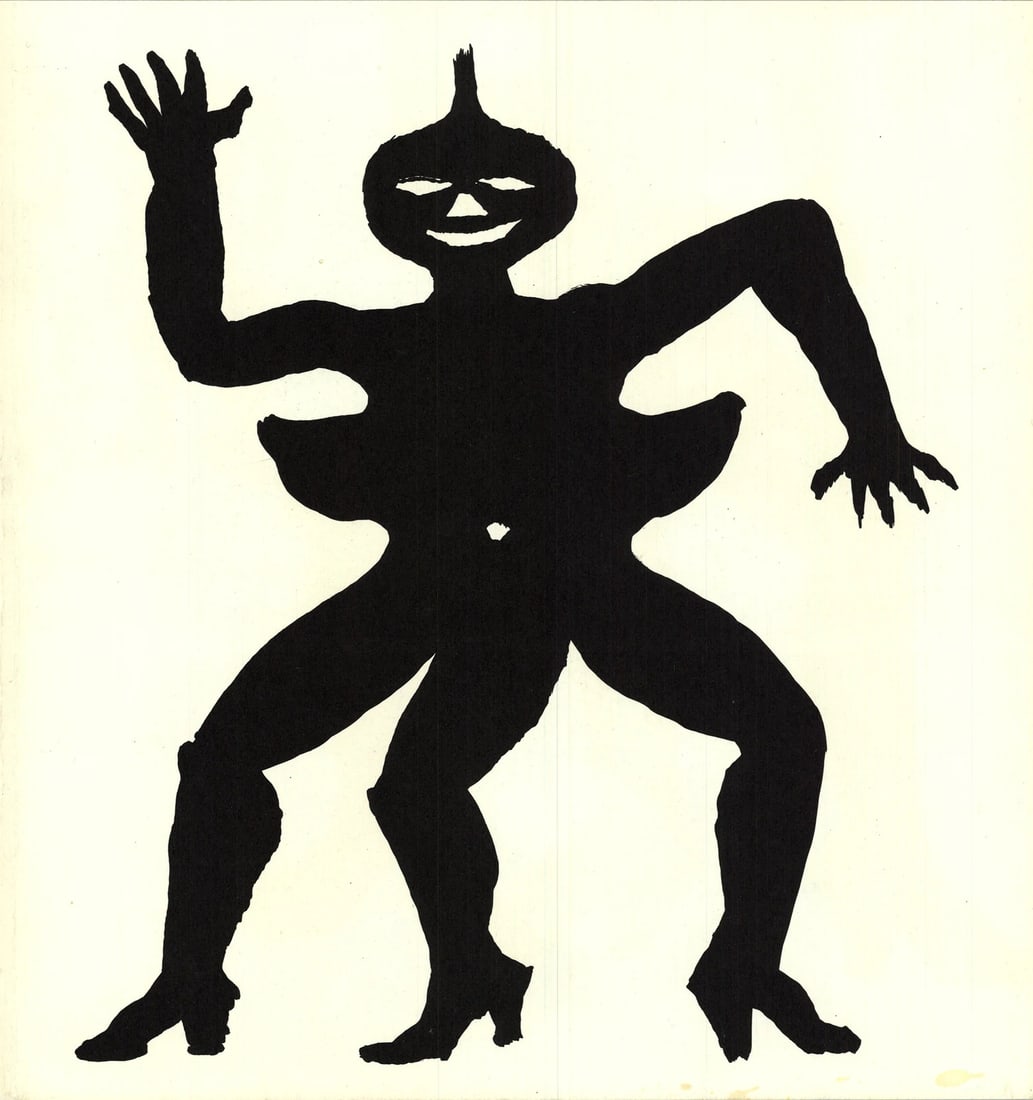 ALEXANDER CALDER Three Legged Figure 11.75" x 11" Lithograph 1975 Surrealism: ALEXANDER CALDER Three Legged Figure 11.75" x 11" Lithograph 1975 Surrealism Item Specifics: Artist: Alexander Calder Brand: Calder Alexander Country/Region Of Origin: France Exact Year: 1975 Height: 