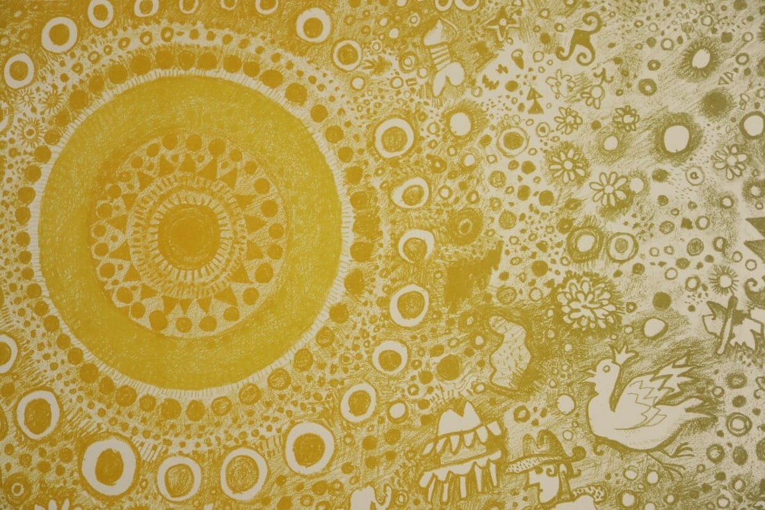 Psychedelic Lithograph Print 1975 Signed ED75 Framed Authentic - 5
