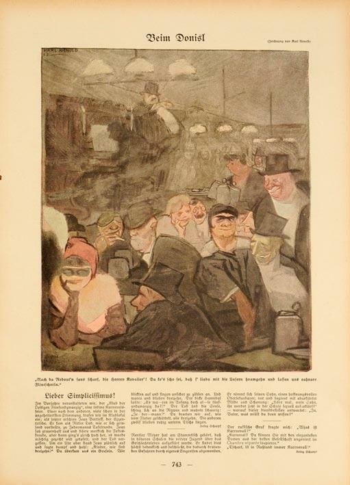 Karl Arnold By 1913 Donist Beim On Linen Simplicissimus: Karl Arnold By 1913 Donist Beim On Linen Simplicissimus Item Specifics: Size: Small (up to 12in.) Artist: THONY Style: Art Nouveau Date Of Creation: 1913 Year Of Production: 1913 Width (Inches): 11 Su