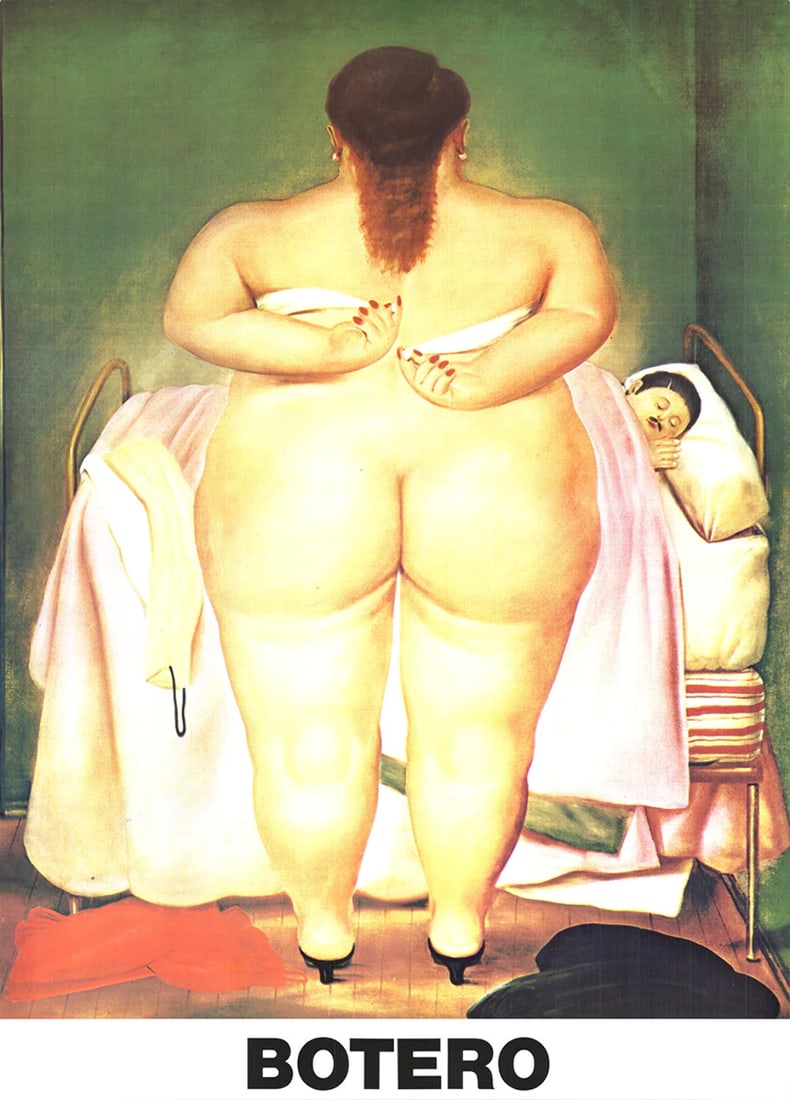FERNANDO BOTERO The Morning After 37" x 26.75" Poster 1980 Contemporary Brown: FERNANDO BOTERO The Morning After 37" x 26.75" Poster 1980 Contemporary Brown Item Specifics: Artist: Fernando Botero Brand: Botero Fernando Exact Year: 1980 Height: 37 Item Height: 37 Item Width: 26.