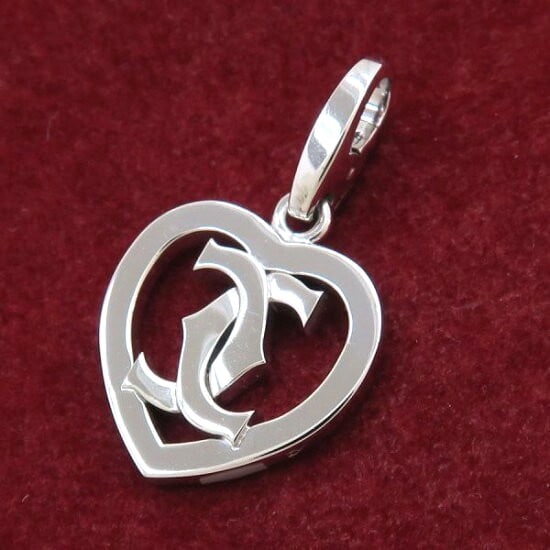 Cartier 2C Heart Limited 300pcs 18k White Gold Pendant Top Necklace Charm 5.2g: Cartier 2C Heart Limited 300pcs 18k White Gold Pendant Top Necklace Charm 5.2g Item Specifics: Pendant Shape: Heart Occasion: Anniversary Birthday Christening Christmas Confirmation/Communion Engageme