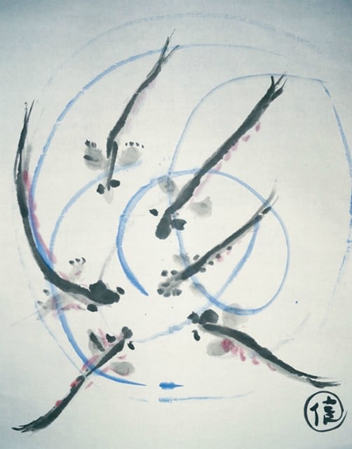 Swimming Fish Japanese Antique Ink Painting Makuri Sheet by Ikejima Shinpei: Swimming Fish Japanese Antique Ink Painting Makuri Sheet by Ikejima Shinpei Item Specifics: Artist: Ikejima Shinpei Subject: Swimming Fish Material: Ink on Paper Style: Japanese Year Of Production: 20