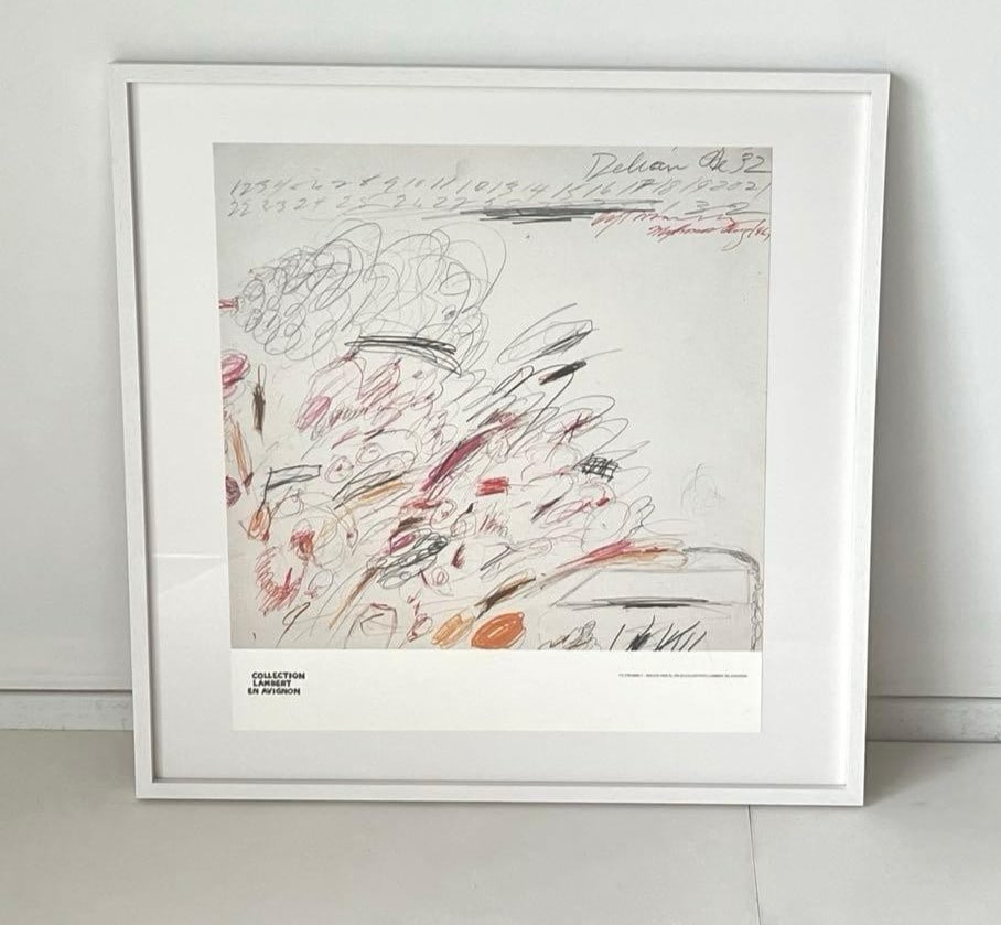 Cy Twombly Poster COLLECTION LAMBERT Poster Only Rare Collectible Art (1 of 7)