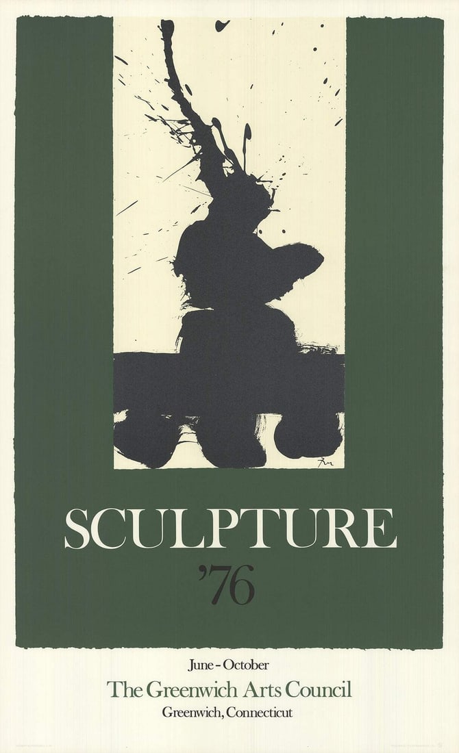 MOTHERWELL Sculpture ROBERT 1976 Lithograph 37.25" x 23 (1 of 4)