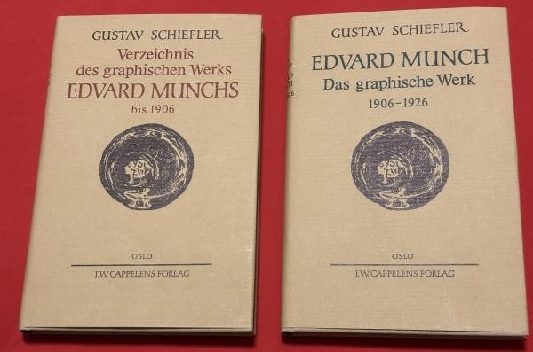 Edvard Munch Graphic Works Catalogue Raisonne 1906 1926 Gustav Schiefler Book (1 of 1)