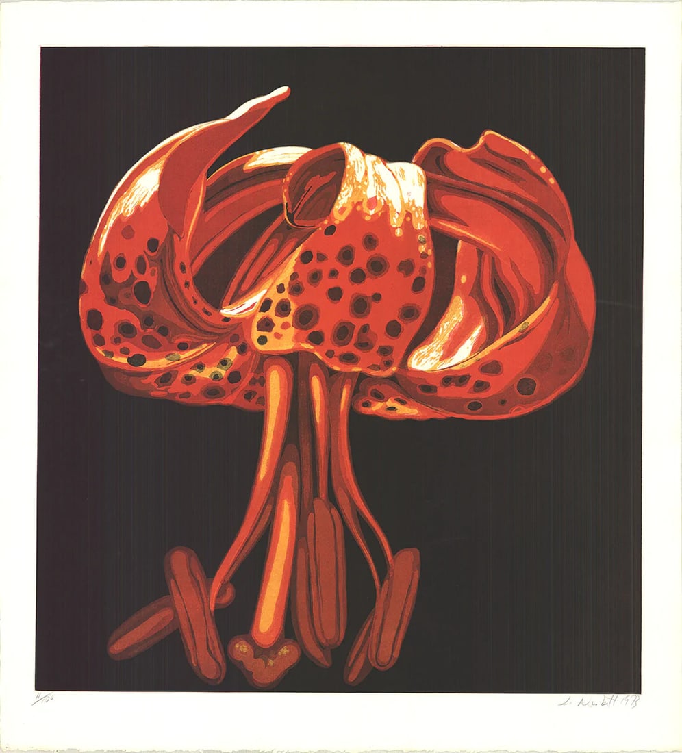 SIGNED Lily NESBITT Etching 34.25" x 31.25" LOWELL 1973 Contemporary: SIGNED Lily NESBITT Etching 34.25" x 31.25" LOWELL 1973 Contemporary Item Specifics: Artist: Lowell Nesbitt Brand: Nesbitt Lowell Exact Year: 1973 Height: 34.25 Item Height: 34.25 Item Width: 31.25 Su