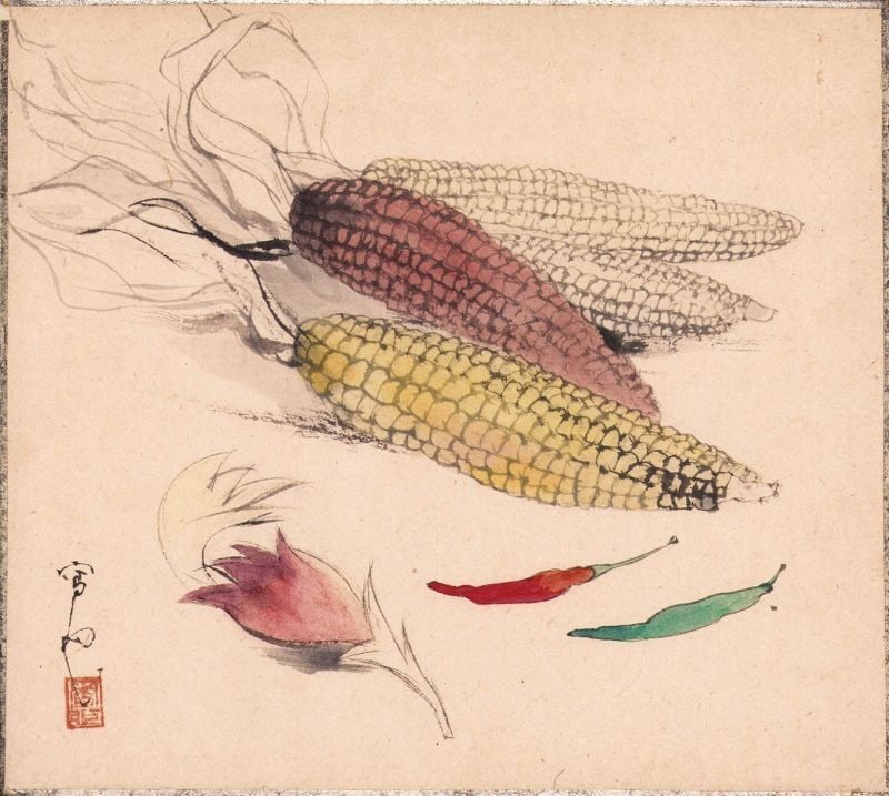 Woodblock Print Corn Japanese Art Shinya Watanabe Vintage: Woodblock Print Corn Japanese Art Shinya Watanabe Vintage Item Specifics: Artist: Shinya Watanabe Subject: Corn (Maize) Material: Ink and color on Shikishi paper board Style: Japanese Year Of Producti