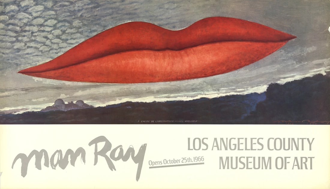 Poster 1966 Man Ray Lips Red Gray 21.25" x 36.75: Poster 1966 Man Ray Lips Red Gray 21.25" x 36.75 Item Specifics: Artist: Man Ray Brand: Man Ray Country/Region Of Origin: USA Exact Year: 1966 Height: 21.25 Item Height: 21.25 Item Width: 36.75 Subjec