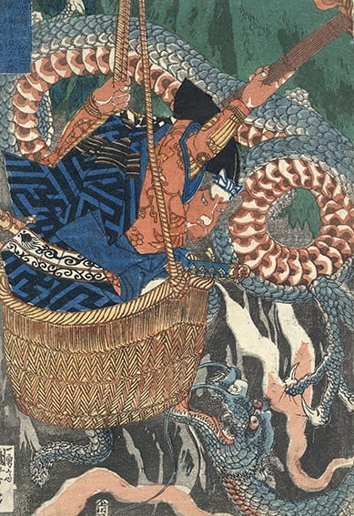 Kaneya Samurai Mochizuki Saburo Woodblock Print Utagawa Art Oban: Kaneya Samurai Mochizuki Saburo Woodblock Print Utagawa Art Oban Item Specifics: Artist: Utagawa Kuniyoshi Subject: Samurai Warrior Material: Paper Style: Japanese Product Disclaimer: Please review