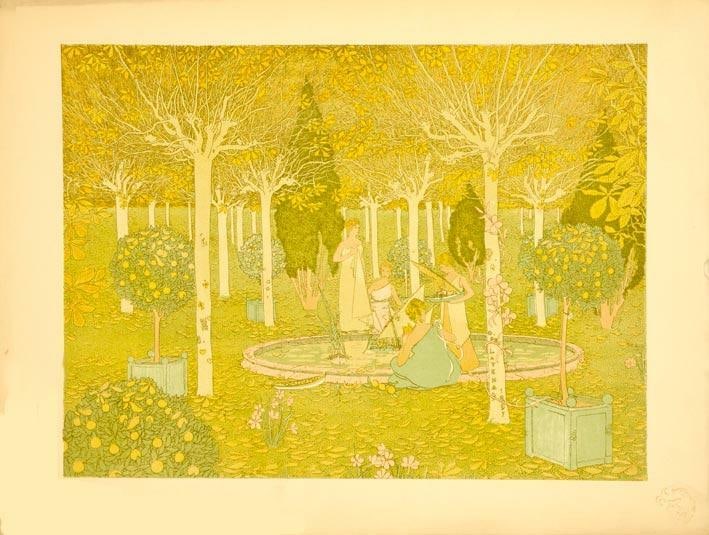 French Poster Le Parc 1897 Original Vintage Moderne (1 of 1)