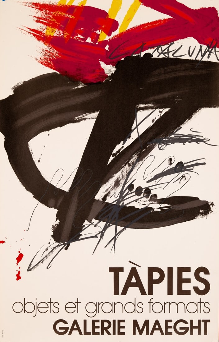 Tapies Objets Et Grands Formats Galerie Maeght 1972: Tapies Objets Et Grands Formats Galerie Maeght 1972 Item Specifics: Artist: Georges Braque Unit Of Sale: Single Piece Size: Medium Date Of Creation: 1972 Region Of Origin: south of france Framing: Unf