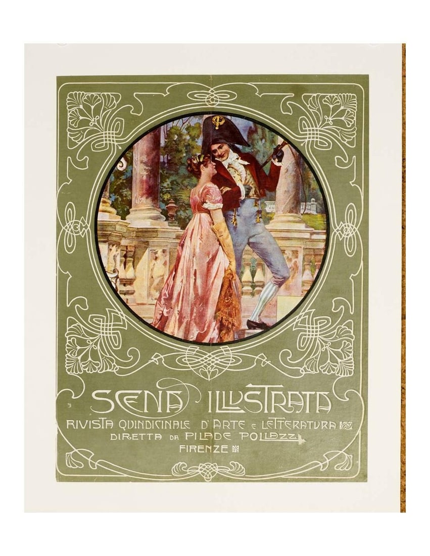 Scena Illustrata Arts Literature Music Theatre Cover Lovers 1932: Scena Illustrata Arts Literature Music Theatre Cover Lovers 1932 Item Specifics: Style: Art Nouveau Date Of Creation: 1900 CIRCA Year Of Production: 1900 CIRCA Width (Inches): 16 Subject: Theater Orig