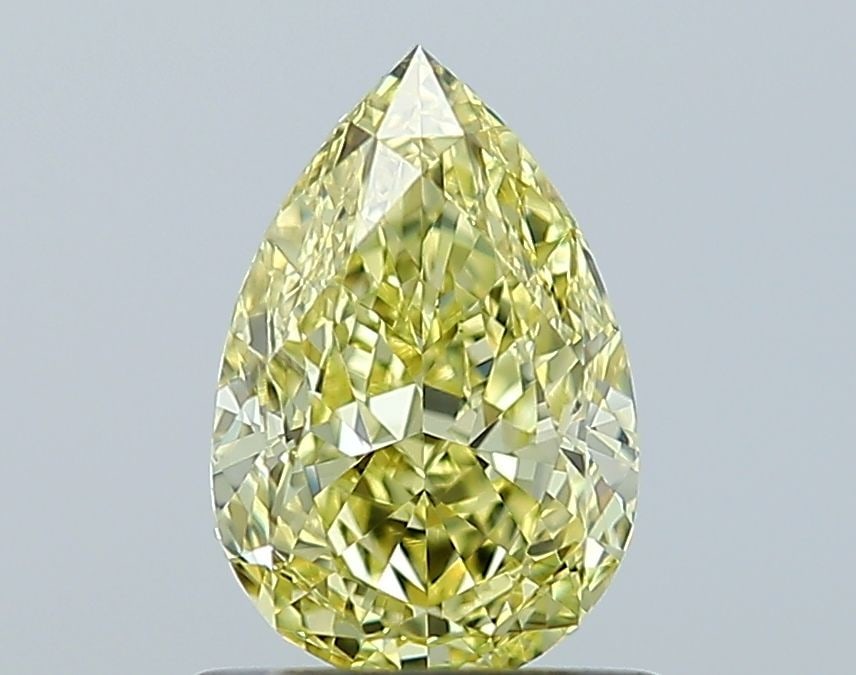 GIA Pear 1.01ct Fancy Yellow VVS1 - Loose Natural Diamond: GIA Pear 1.01ct Fancy Yellow VVS1 - Loose Natural Diamond GIA-certified Fancy Yellow 1.01ct VVS1 diamond, showcasing exceptional clarity and vibrant yellow hue, is a true gem for those seeking a natur