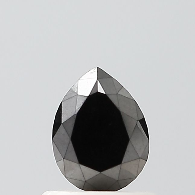 Pear 0.76ct Black VVS2 - Loose Natural Diamond: Pear 0.76ct Black VVS2 - Loose Natural Diamond 0.76ct Black VVS2 - Loose Natural Diamond: A rare and exceptional black diamond, certified as VVS2 clarity and boasting EX polish and symmetry, this loos