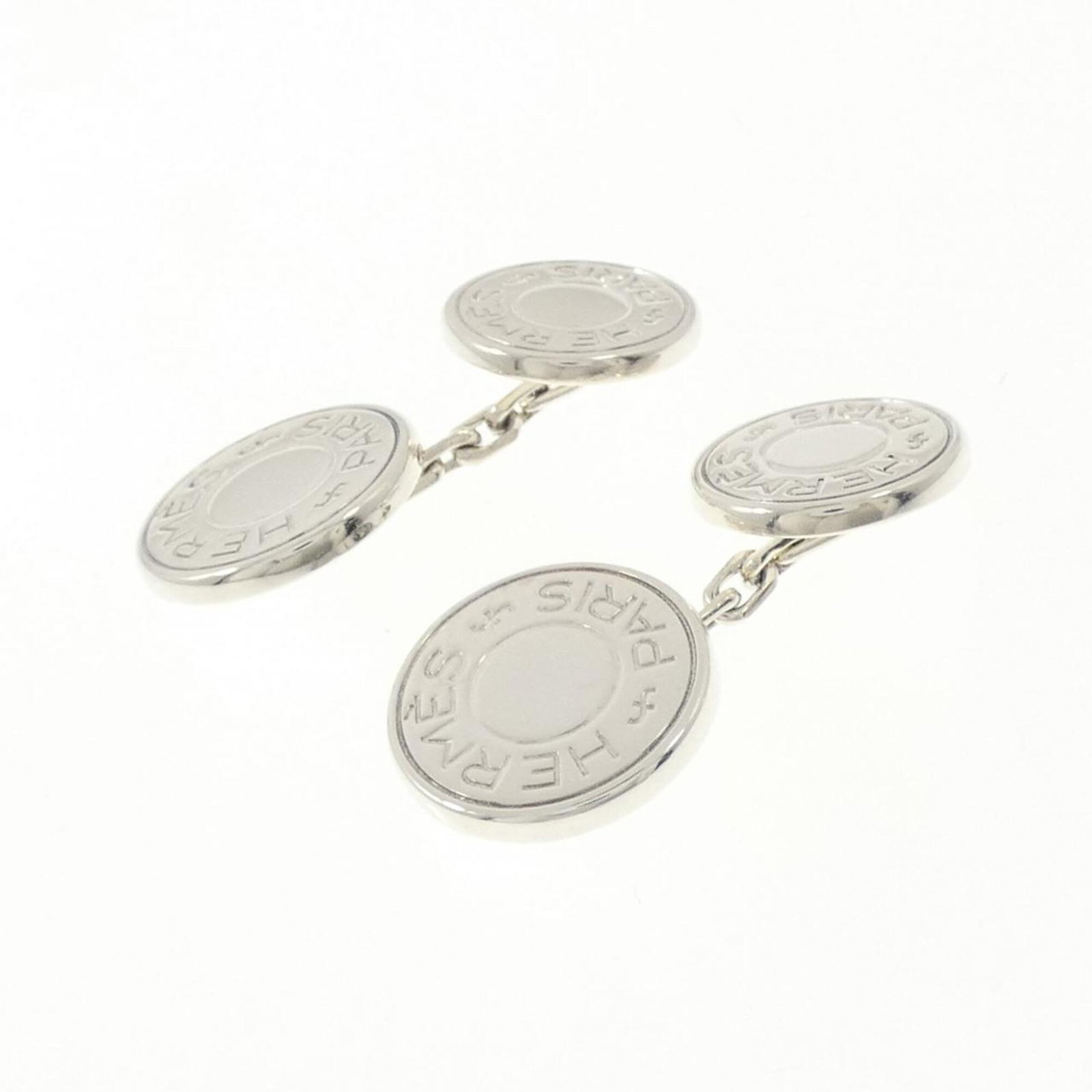 HERMES Cufflinks Silver 925 - 2