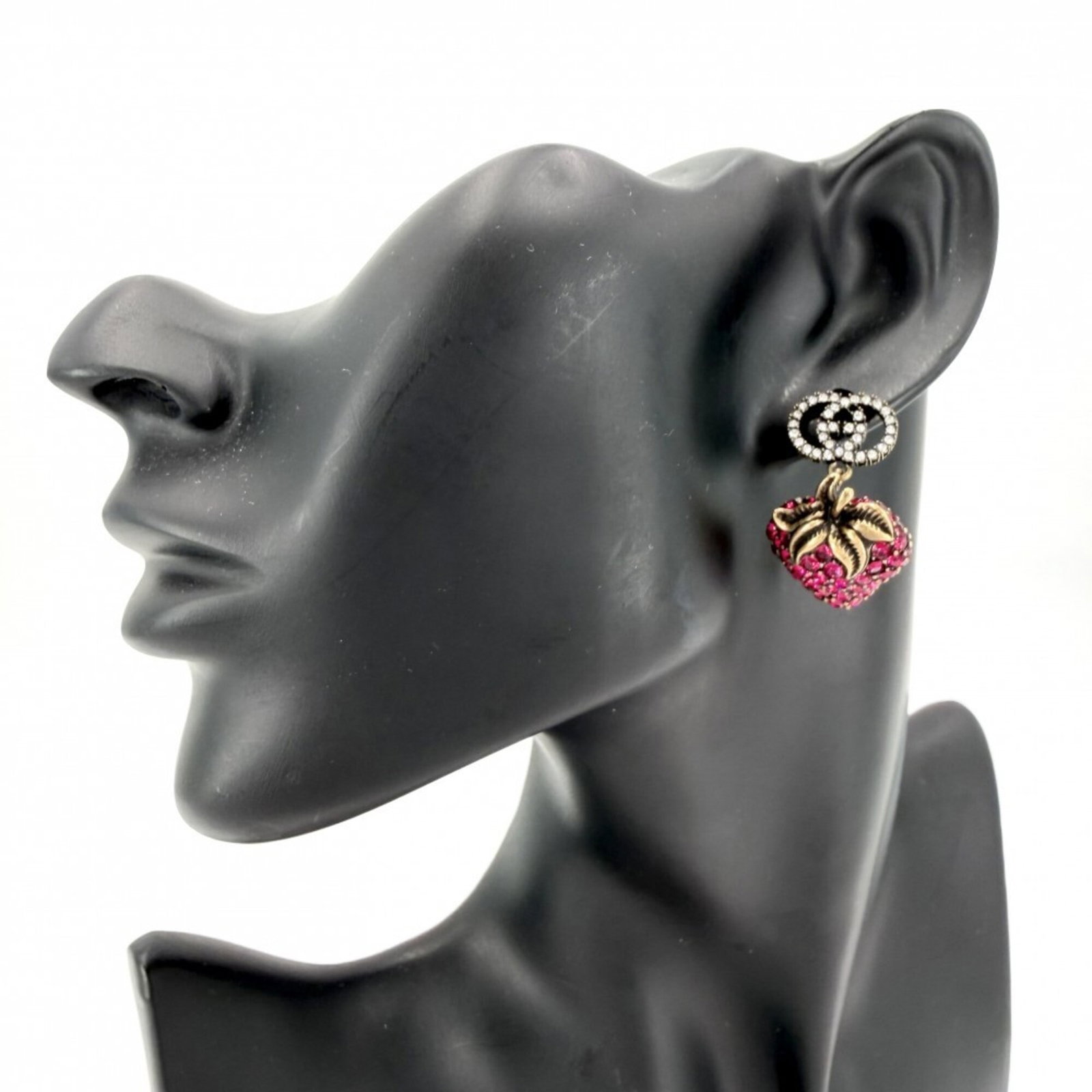 GUCCI Stud Earrings Rhinestone - 2
