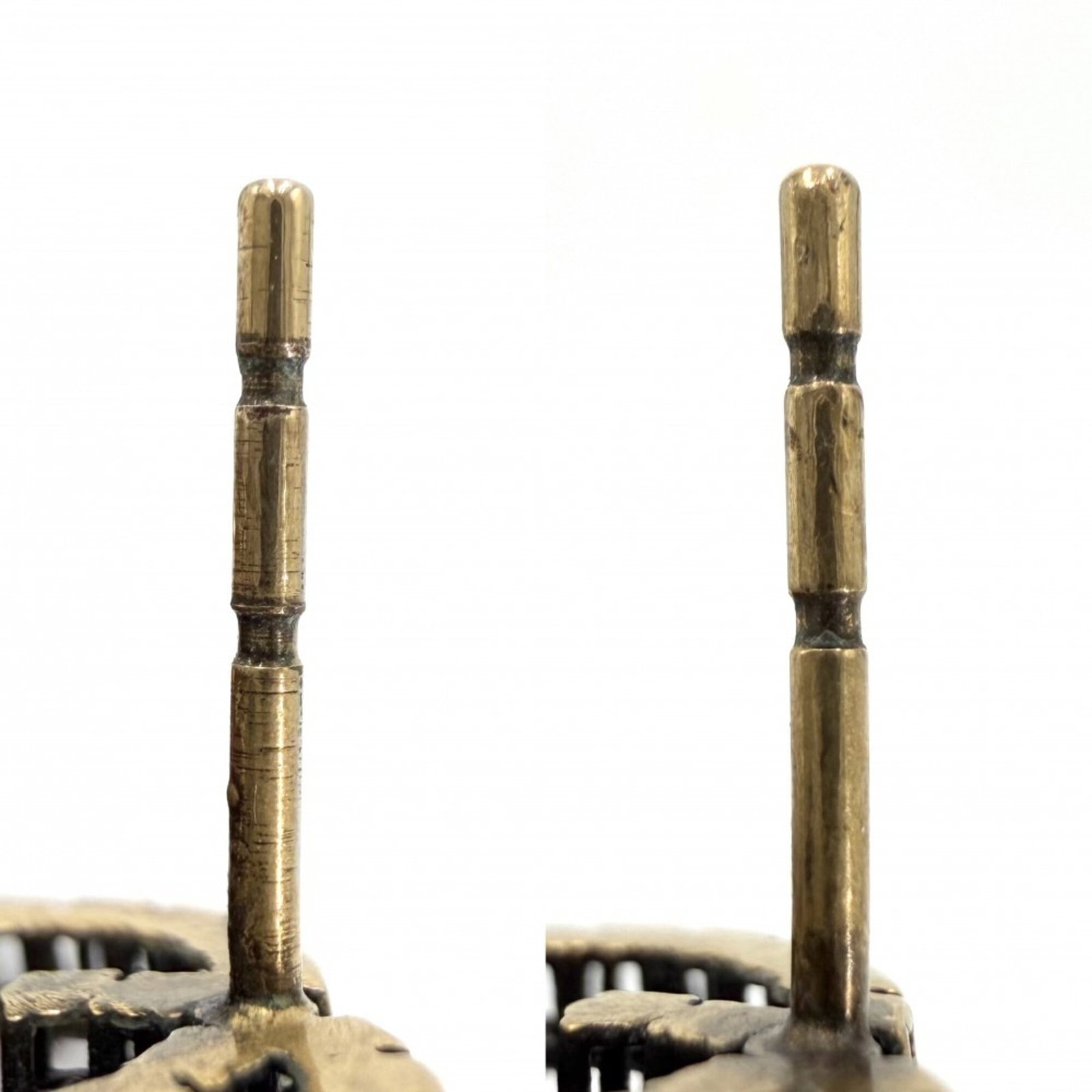 GUCCI Stud Earrings Rhinestone - 3