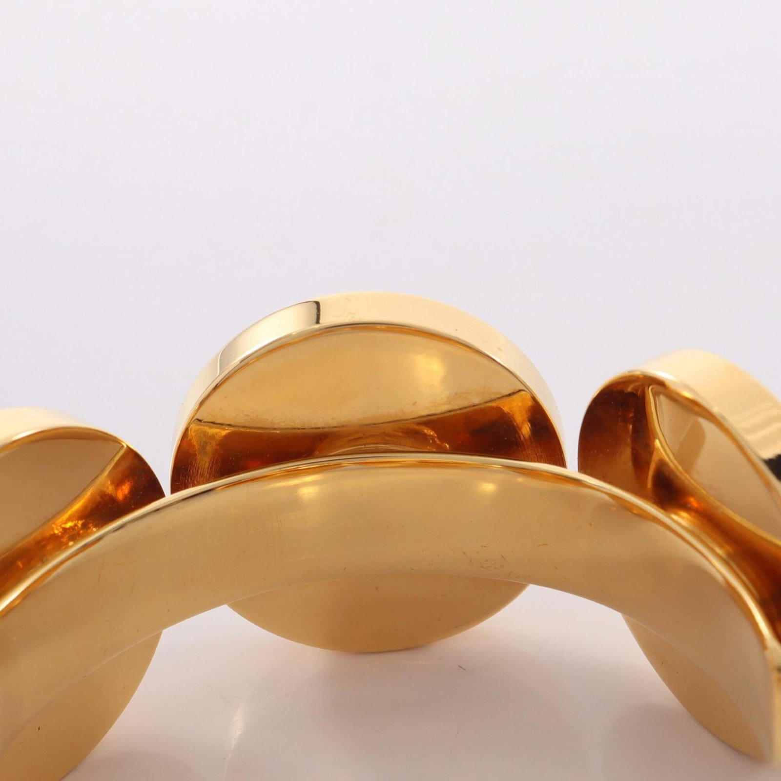 CHANEL Bangle Gold Plating Shell - 6