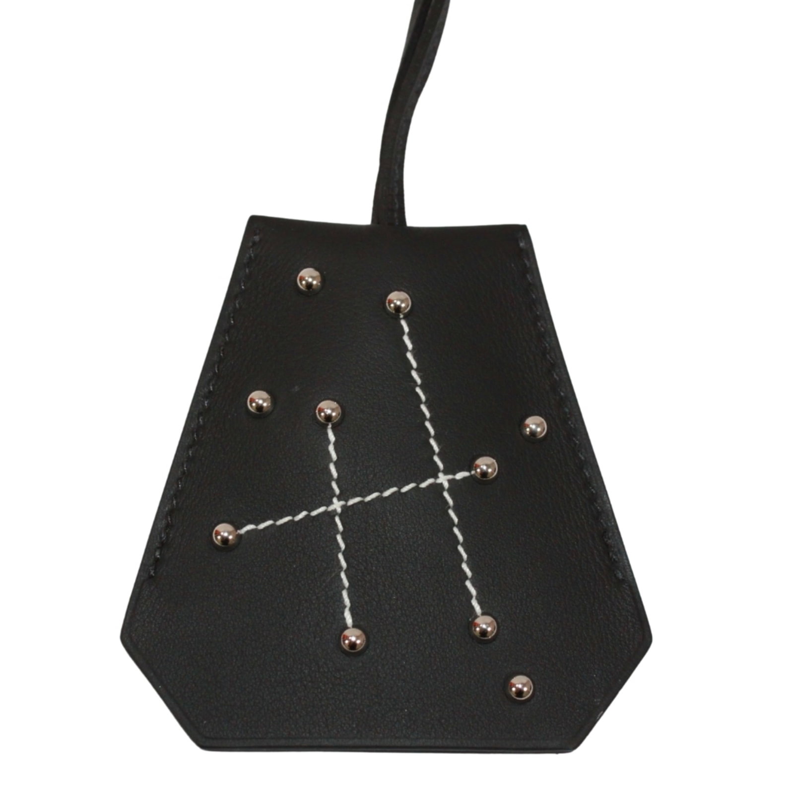 HERMES Leather Black - 5