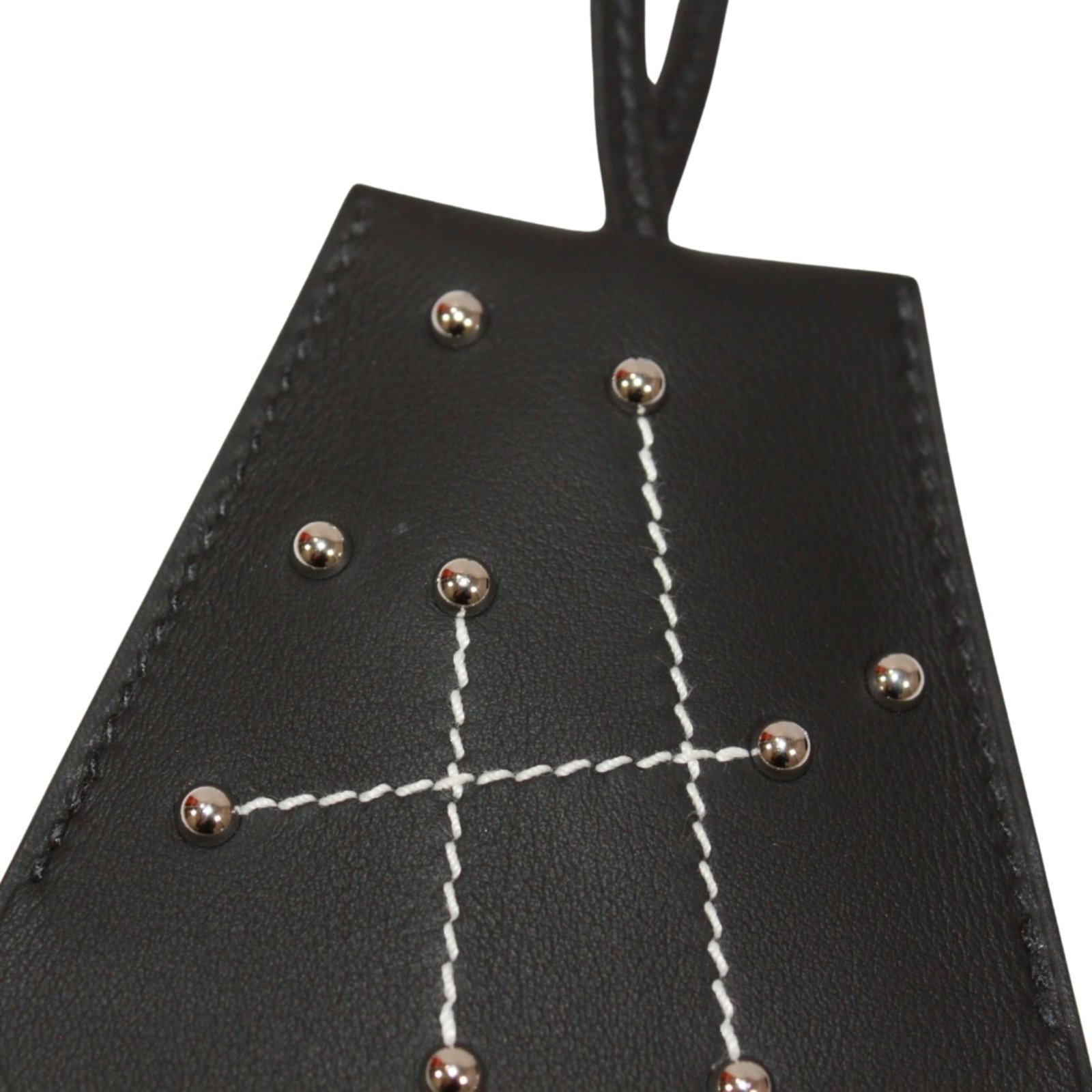 HERMES Leather Black - 7