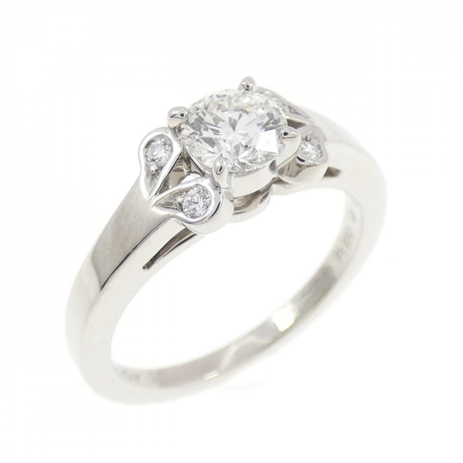 CARTIER Band Ring Platinum 950: CARTIER Band Ring Platinum 950 Platinum 950 Cartier Band Ring with Diamond Stone, featuring a 0.35 carat VS2 clarity diamond, is a stunning piece of jewelry. This band ring is made from high-quality
