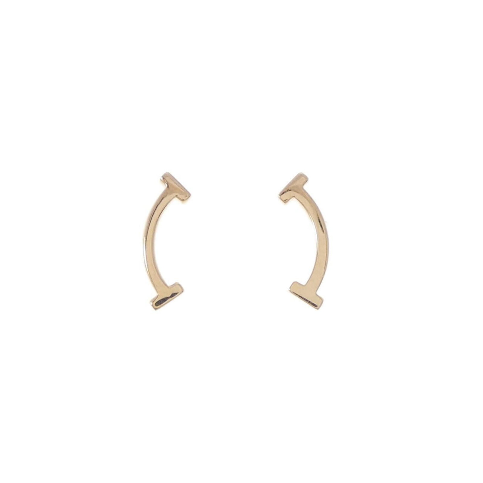 TIFFANY Stud Earrings Pink Gold (18K): TIFFANY Stud Earrings Pink Gold (18K) Pink gold (18K) stud earrings from Tiffany, featuring a delicate 13.20mm x 4.30mm design with subtle 0.52'' x 0.17'' dimensions. In like new condition, these earr