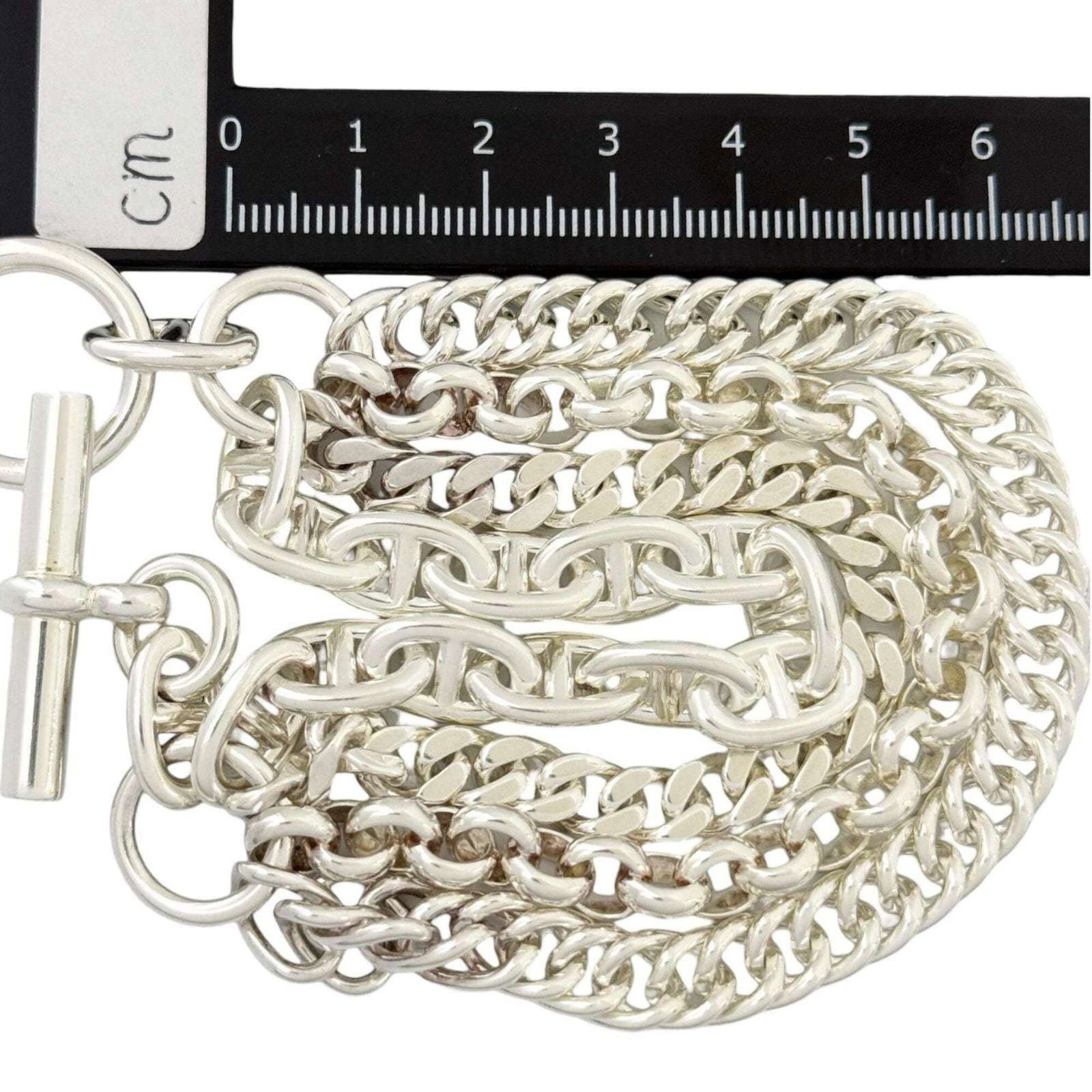 HERMES Charm Bracelet Silver 925 - 7