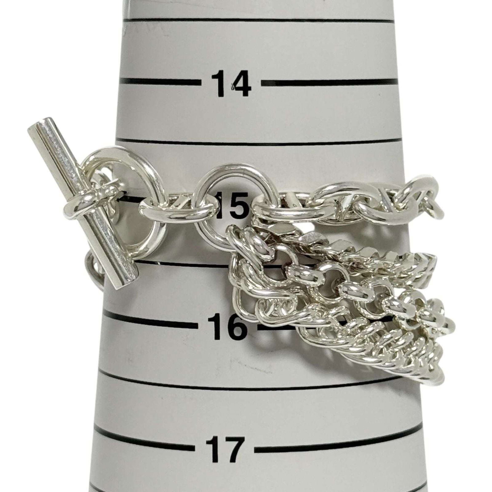 HERMES Charm Bracelet Silver 925 - 8