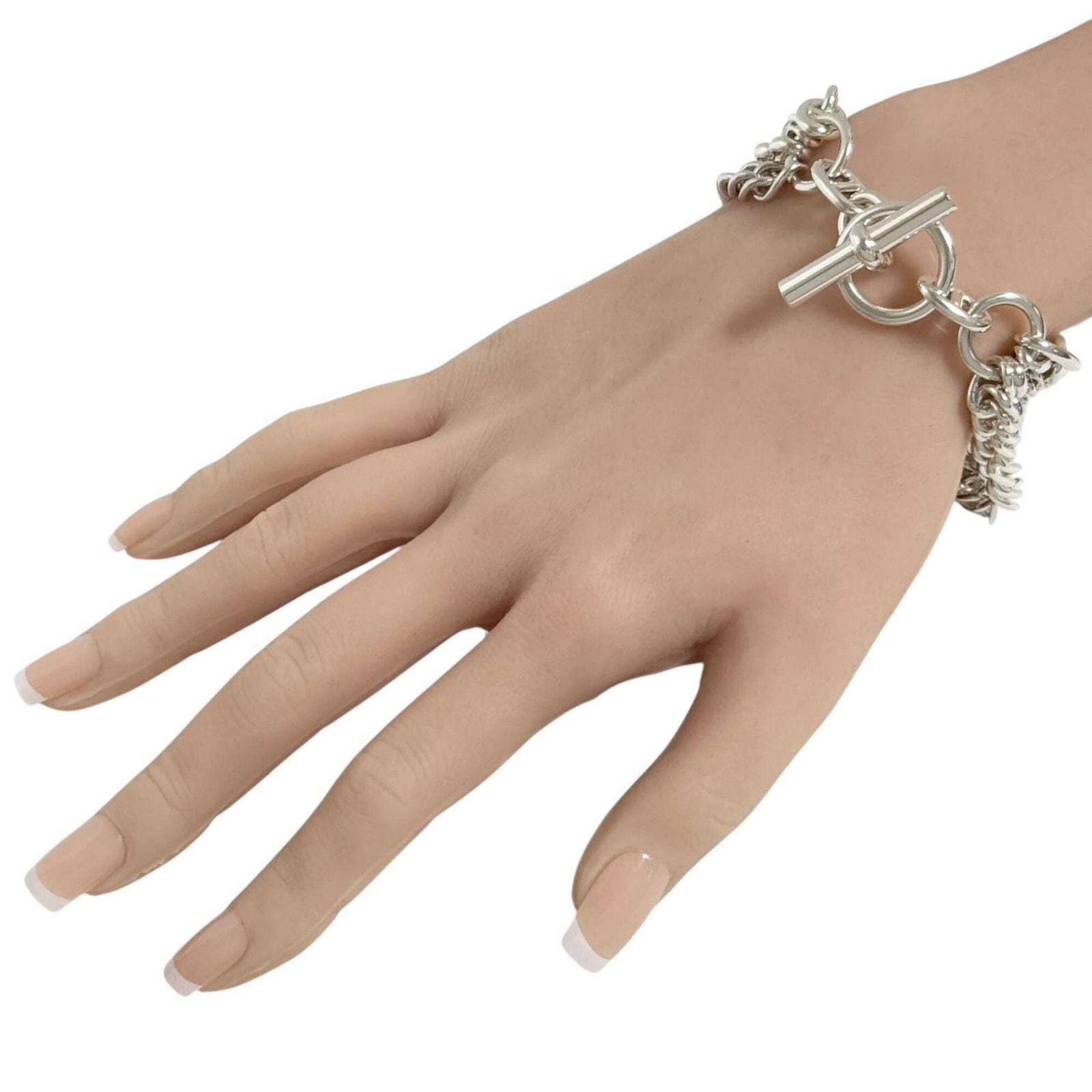 HERMES Charm Bracelet Silver 925 - 9